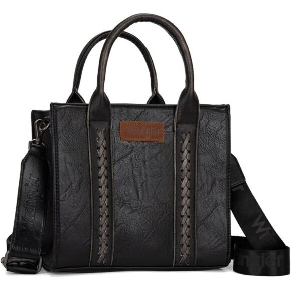 Medium Tote Bag for Women Vintage-black